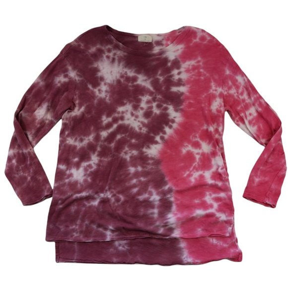 T.La Tops - T.La Anthropologie Tie Dye Long Sleeve Shirt Top Medium Women's